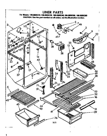 Liner parts