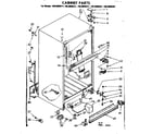 Kenmore 1068609211 cabinet parts diagram