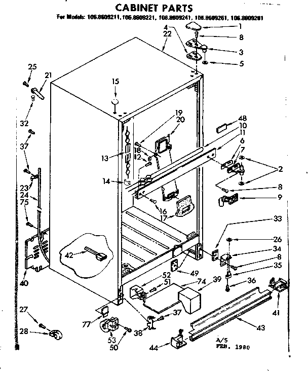 Cabinet parts