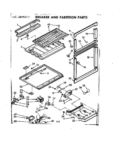Breaker and partition parts