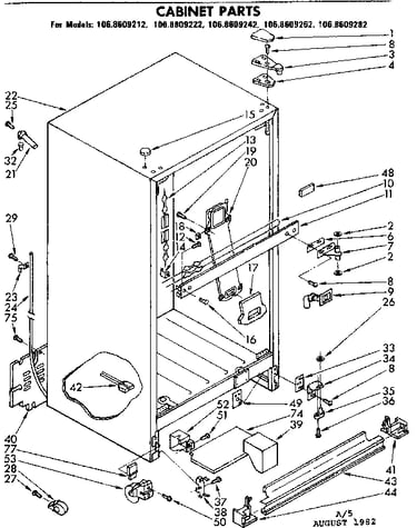 Cabinet parts
