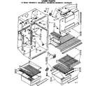 Kenmore 1068609282 liner parts diagram