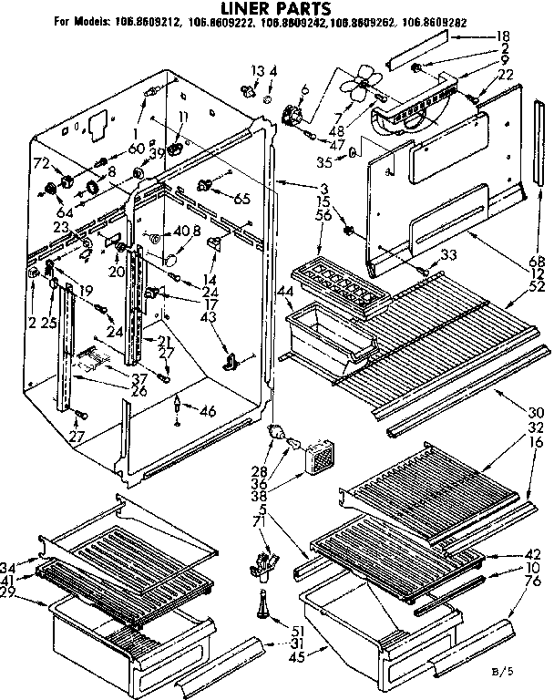 Liner parts