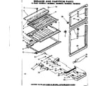 Kenmore 1068609361 breaker and partition parts diagram