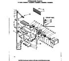 Kenmore 1068609321 icemaker parts diagram