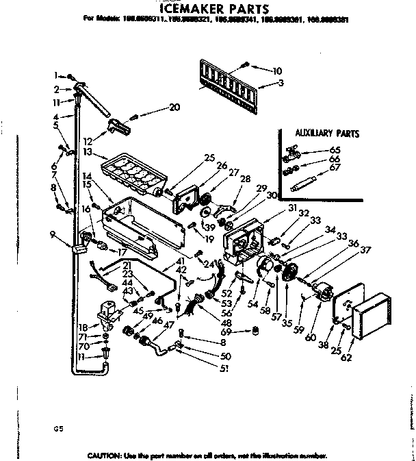 Icemaker parts