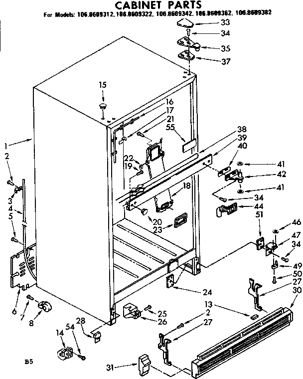 CABINET PARTS