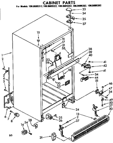 Cabinet parts