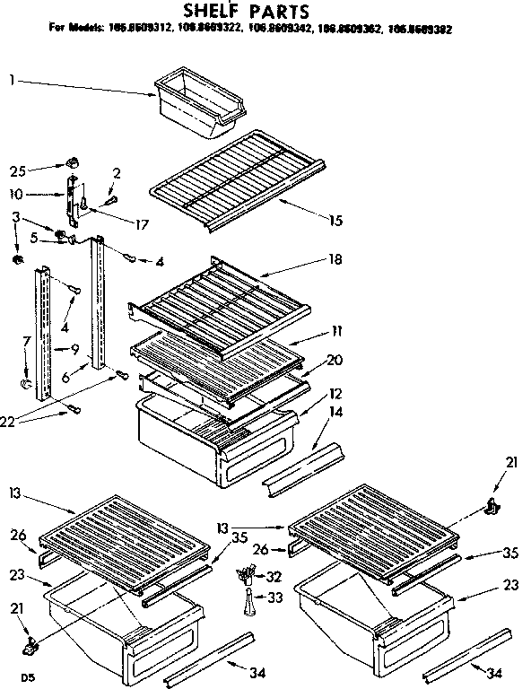 SHELF PARTS