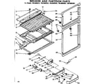 Kenmore 1068609312 breaker and partition parts diagram