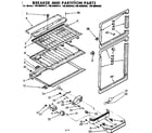 Kenmore 1068609422 breaker and partition parts diagram