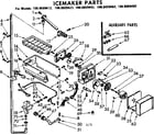 Kenmore 1068609442 icemaker parts diagram