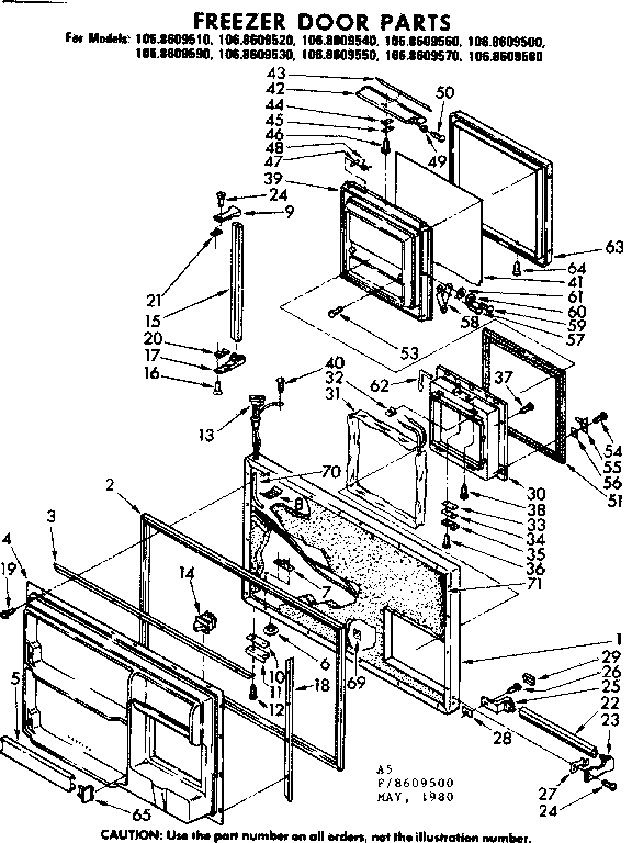 FREEZER DOOR PARTS