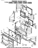 Freezer door parts