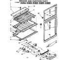 Kenmore 1068609510 breaker and partition parts diagram