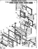 Freezer door parts
