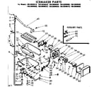 Kenmore 1068609600 icemaker parts diagram