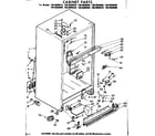 Kenmore 1068609650 cabinet parts diagram