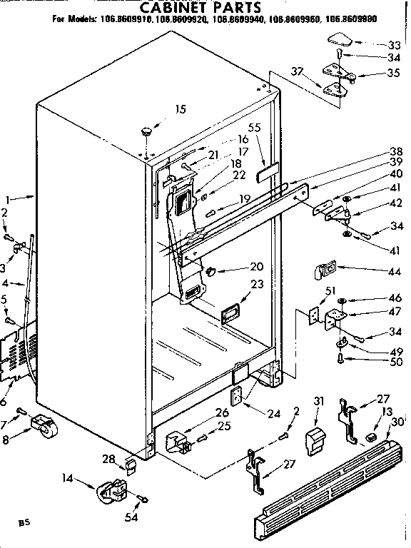 Cabinet parts