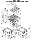 Shelf parts