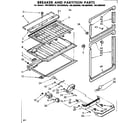 Kenmore 1068609910 breaker and partition parts diagram