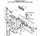 Kenmore 1068609980 icemaker parts diagram