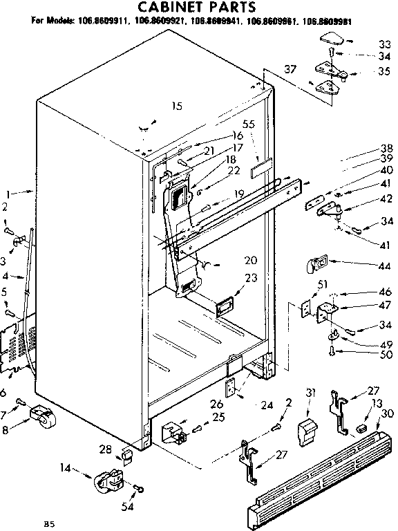 Cabinet parts