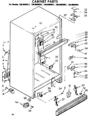Cabinet parts