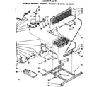 Kenmore 1068609921 unit parts diagram