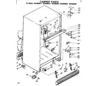 Kenmore 1068609942 cabinet parts diagram