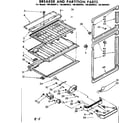 Kenmore 1068609942 breaker and partition parts diagram