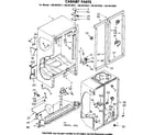 Kenmore 1068610561 cabinet parts diagram