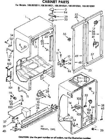 Cabinet parts