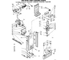 Kenmore 1068610541 air flow and control parts diagram