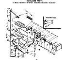 Kenmore 1068610561 icemaker parts diagram