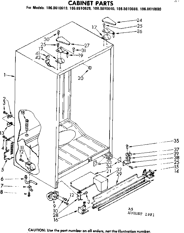 Cabinet parts