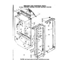 Kenmore 1068610640 breaker trim and liner parts diagram