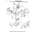Kenmore 1068610610 air flow parts diagram