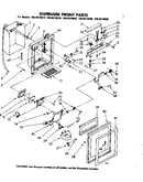Dispenser front parts