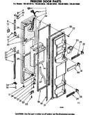 Freezer door parts