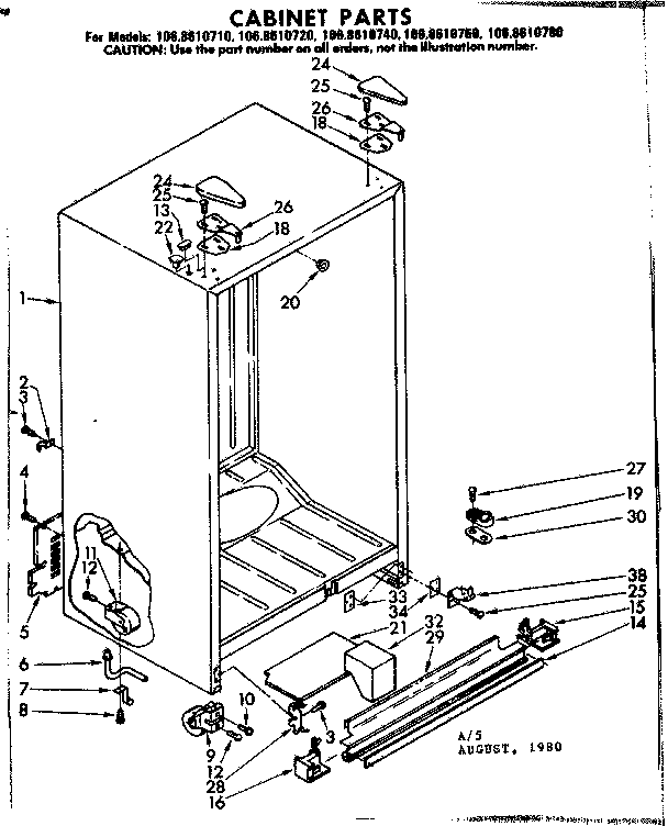 CABINET PARTS