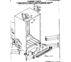 Kenmore 1068610740 cabinet parts diagram