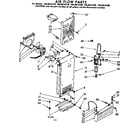 Kenmore 1068610720 air flow parts diagram