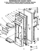Refrigerator door parts