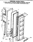 Freezer door parts