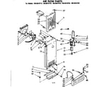 Kenmore 1068610764 air flow parts diagram