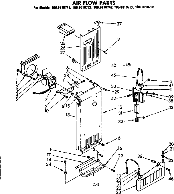 Air flow parts