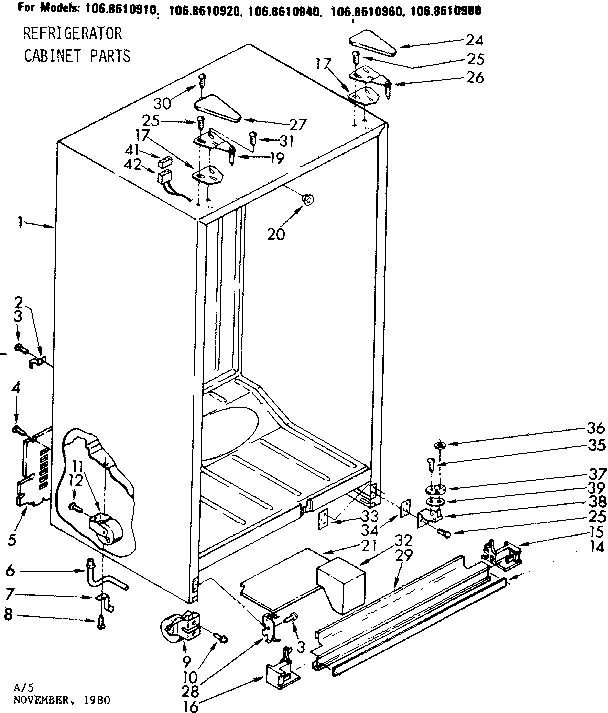Cabinet parts