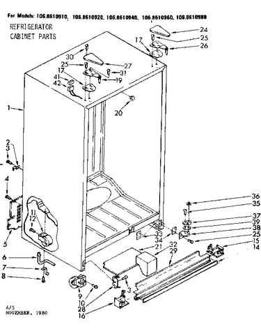 Cabinet parts