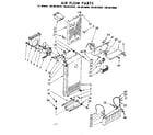 Kenmore 1068610910 air flow parts diagram